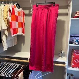 a new day Fuchsia Elastic Waist Pants
